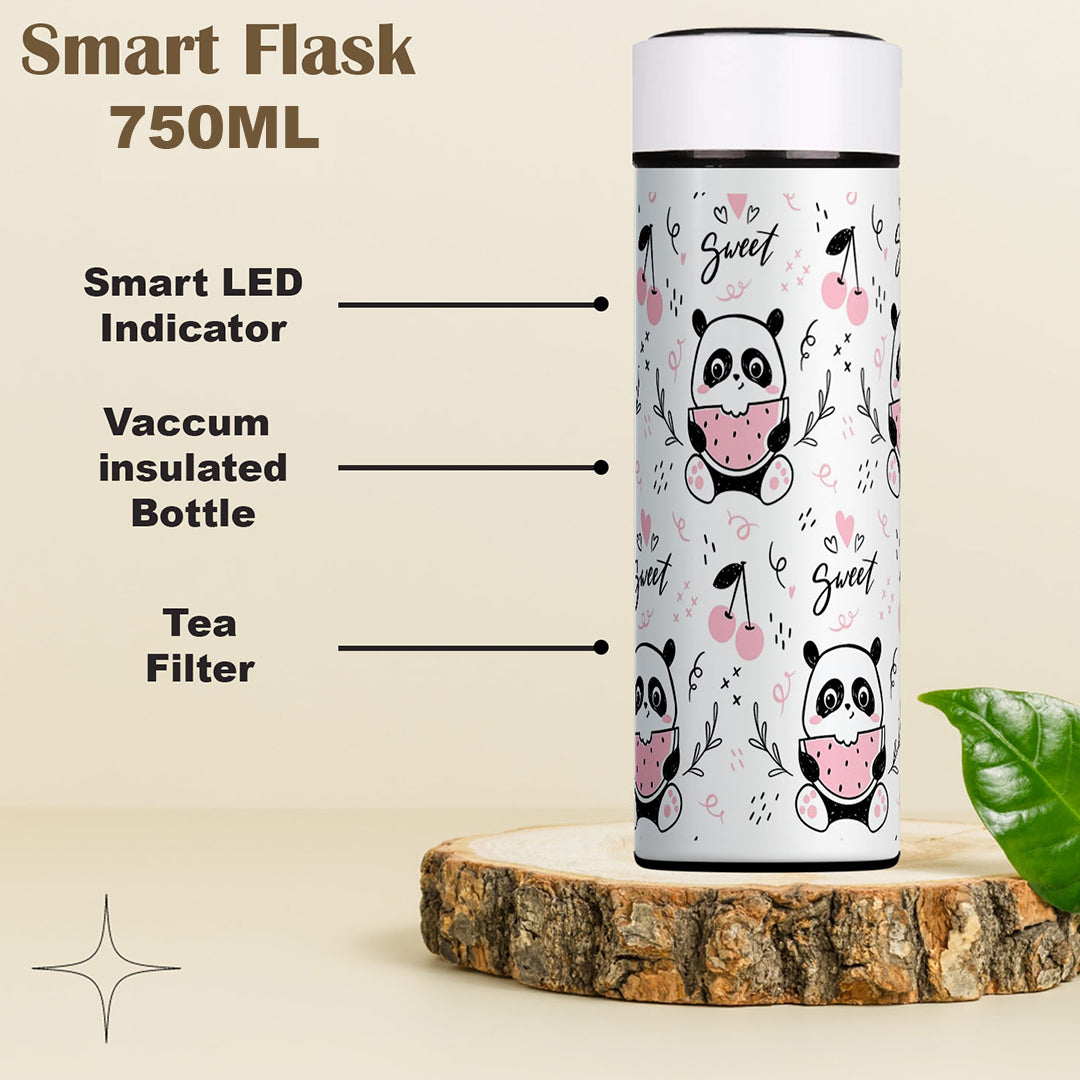 TrendoPrint Smart Temperature Printed Hot & Cold Water Bottle 750ml