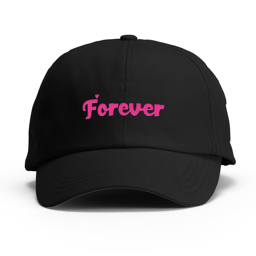 Together & Forever Black Cap for Couples