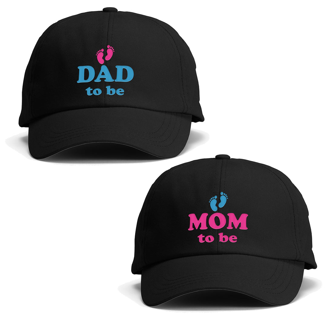 Dad to be & Mom to be Black Cap
